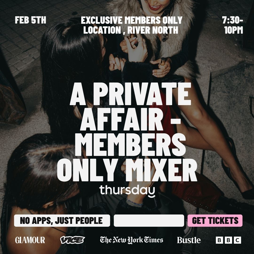 Thursday | Private Invite – Exclusive Singles Mixer | Secret Members Only Location – Revealed the day of