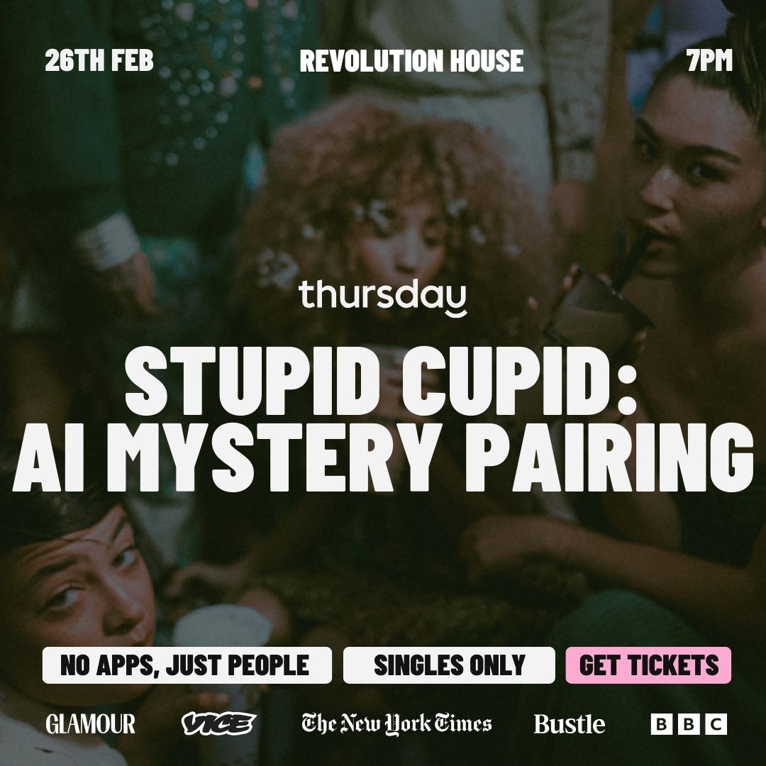 Thursday | Stupid Cupid AI Mystery Pairing | Philadelphia