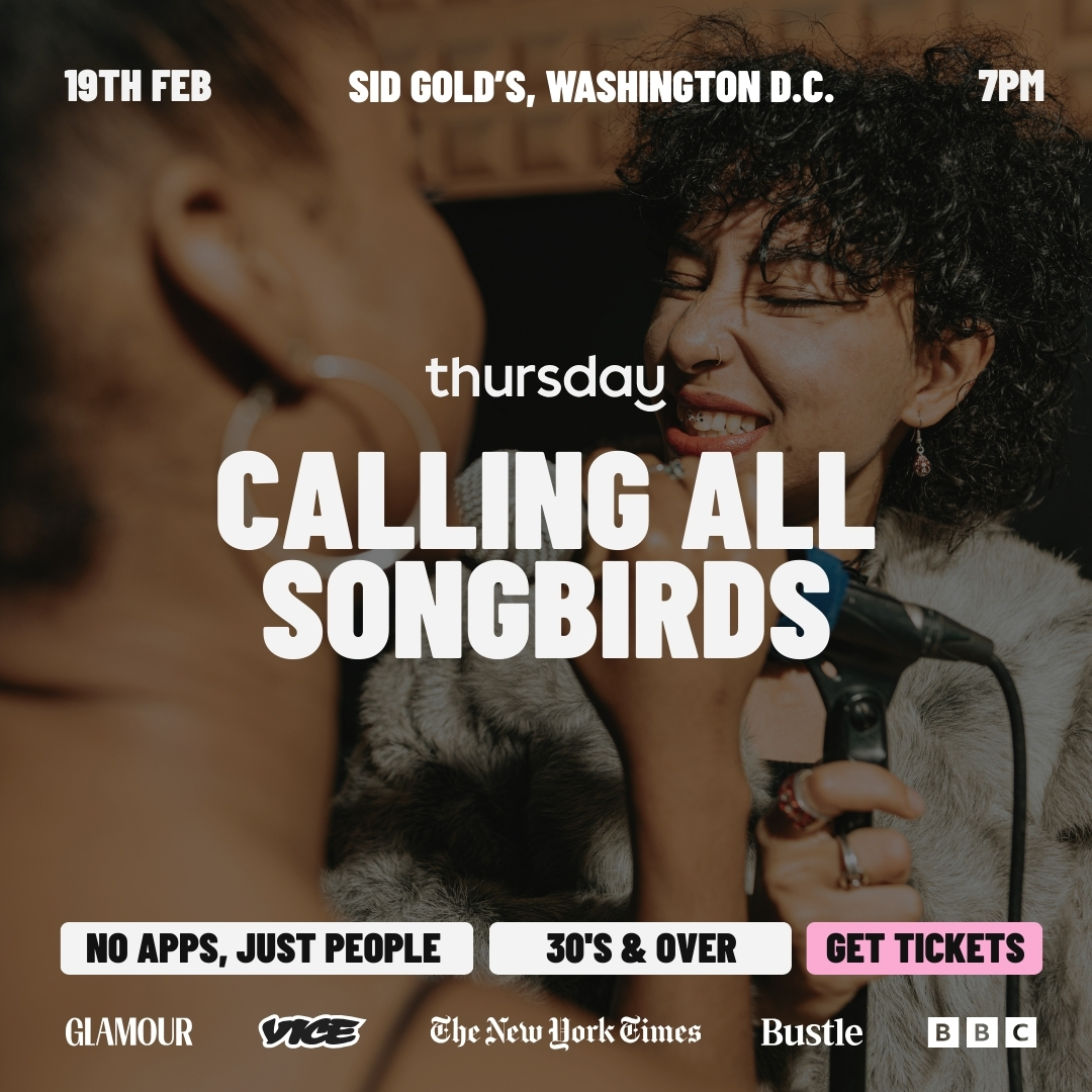 Thursday | Sid Gold’s Request Room (Singles Karaoke) | Washington D.C.