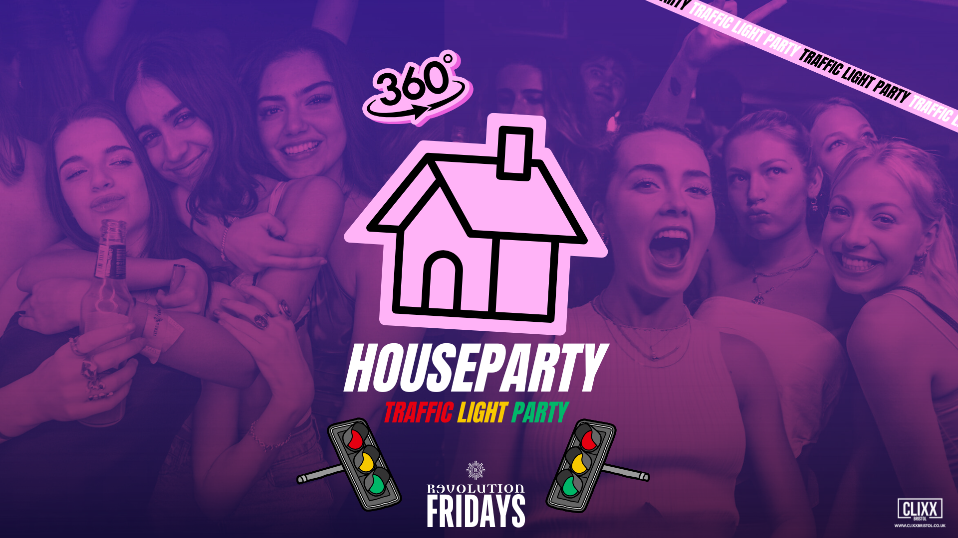 Houseparty x Valentines traffic light party – free glow wristband