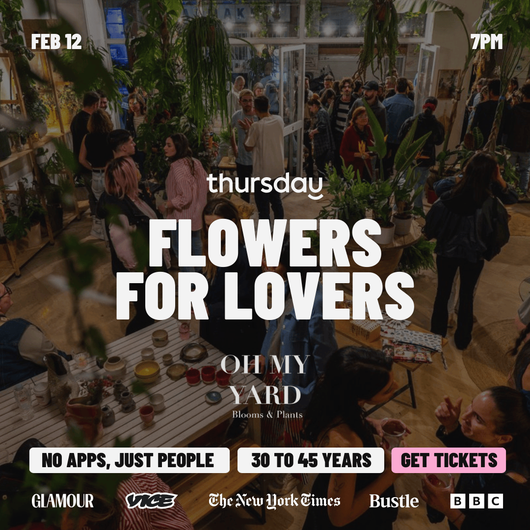 ❌ SOLD OUT | Flowers For Lovers | Athens | 30-45