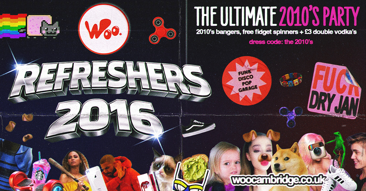 REFRESHERS 2016 // 2010s party