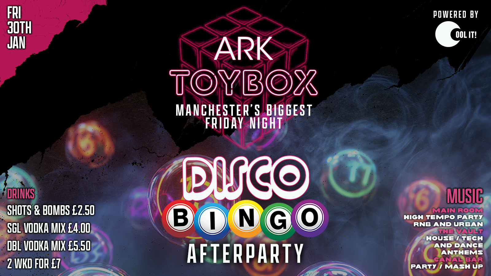 TOYBOX FRIDAYS 🪩🧸 – DISCO BINGO AFTER PARTY – Manchester’s No.1 Friday Night!