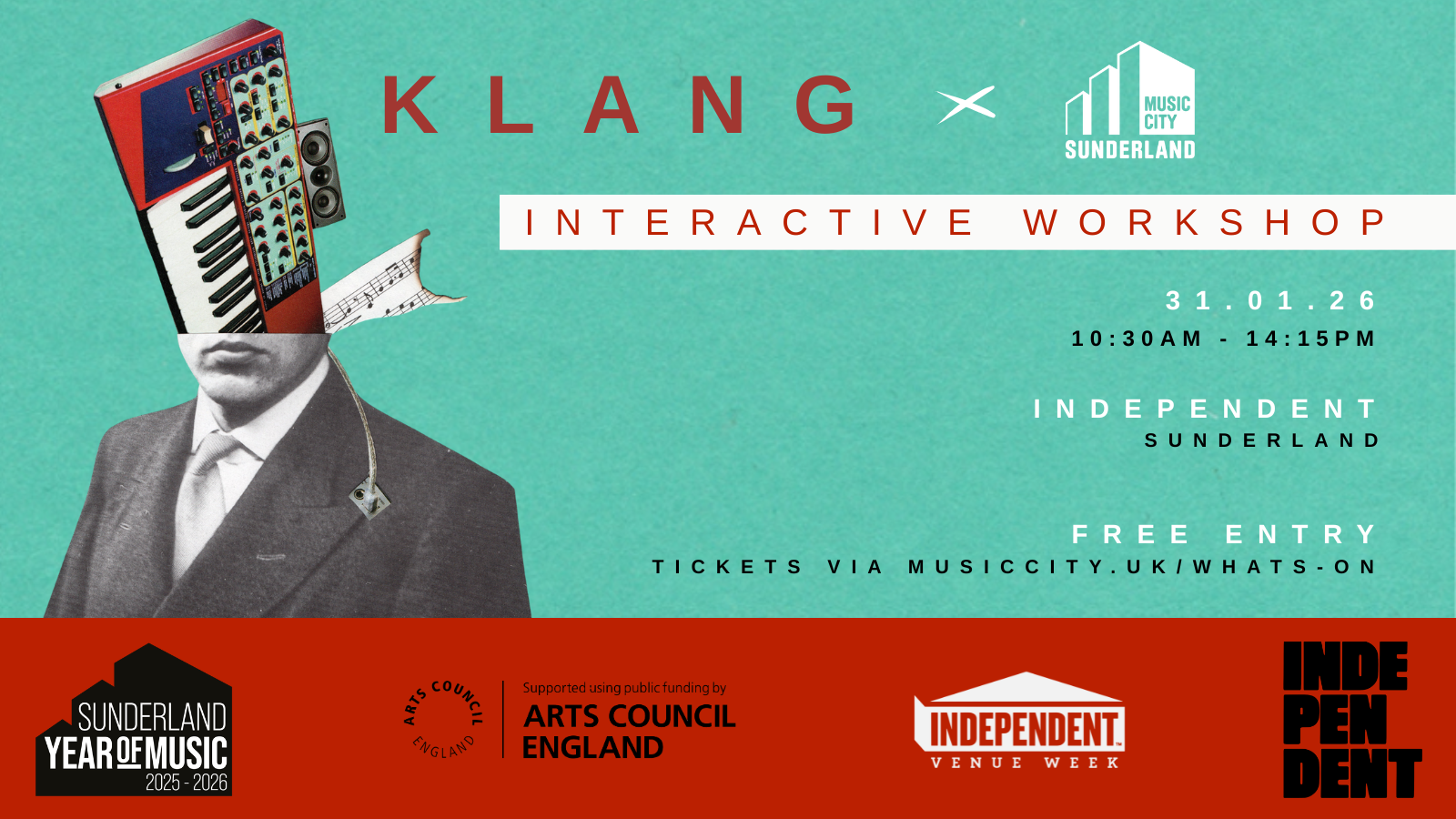 KLANG X Sunderland Music City Interactive Workshop