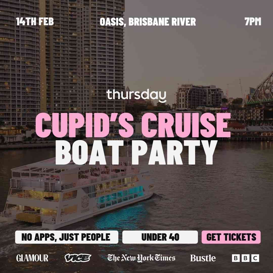*SOLD OUT* Saturday | Cupid’s Cruise Boat Party @ Oasis (U40) | Botanic Gardens River Hub