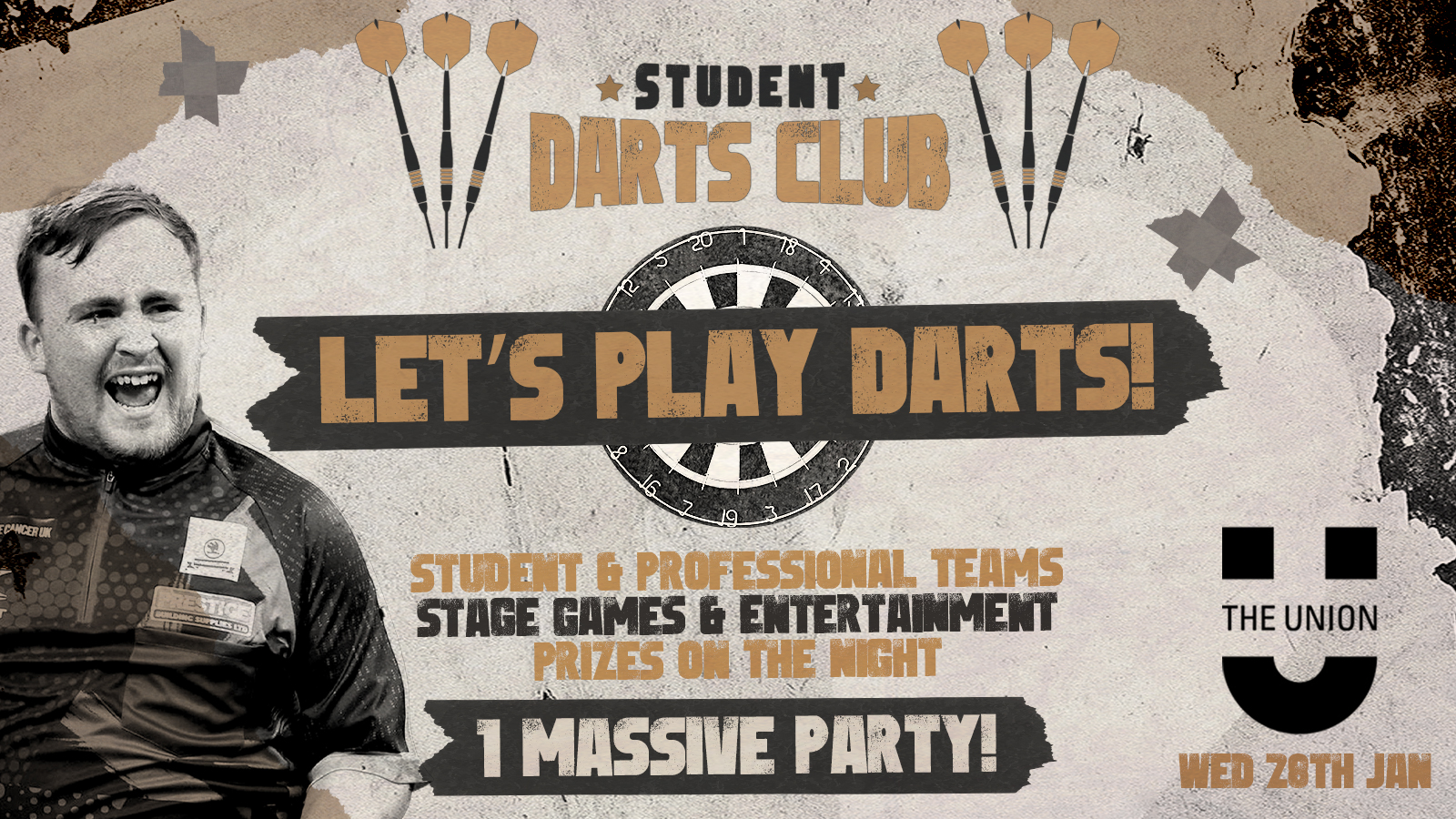 STUDENT DARTS CLUB @ THE MMU UNION – Ticket Includes Entry to WE ❤️ WEDNESDAYS @ ARK!