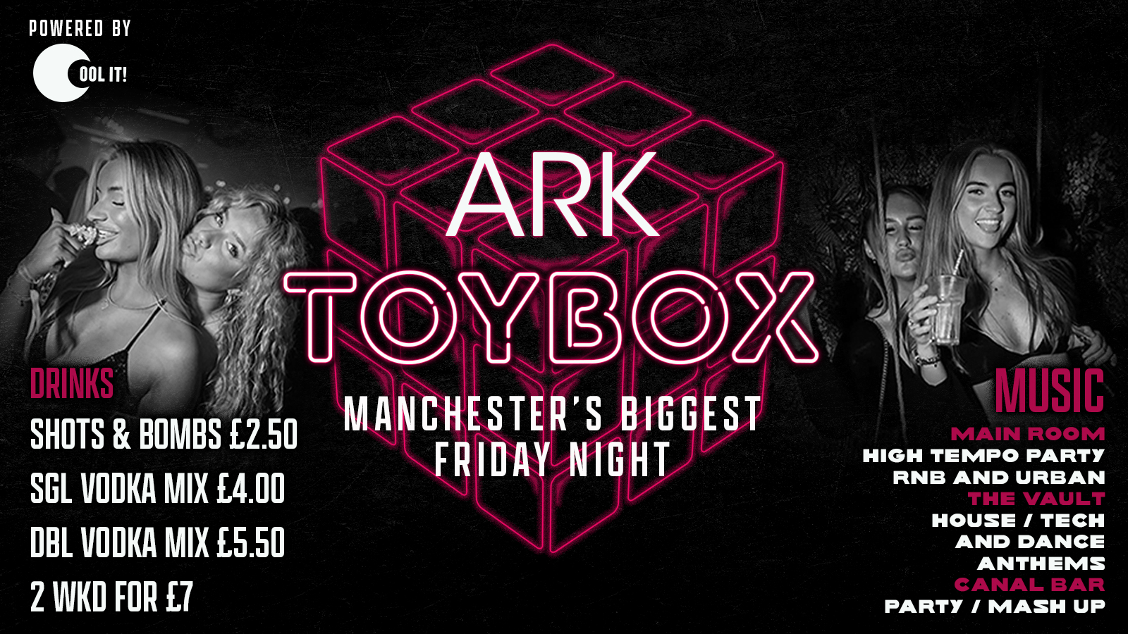 TOYBOX FRIDAYS 🪩🧸 –  Manchester’s No.1 Friday Night!