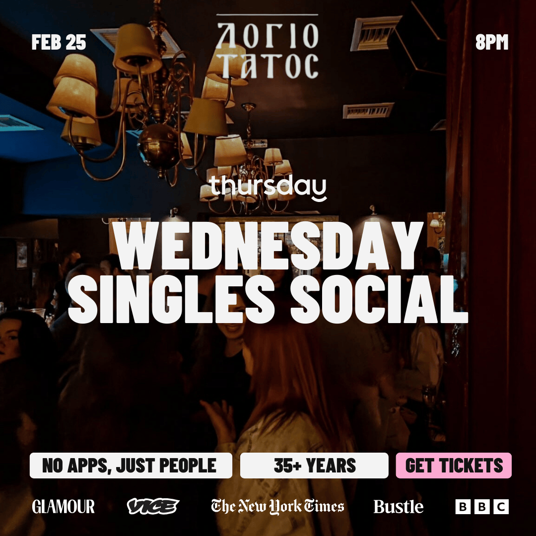 ❌ SOLD OUT | Wednesday Singles Night | Athens | 35+