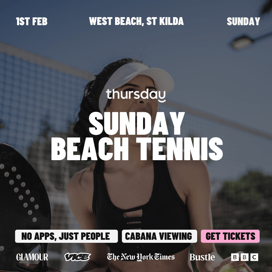 Sunday | BEACH TENNIS DAY | St Kilda