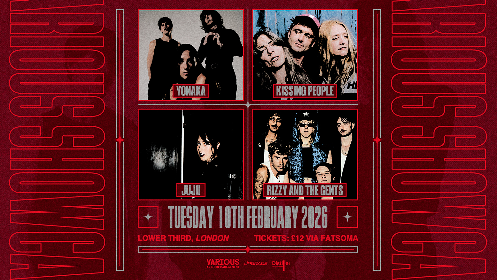 UPGRADE x Various Artists Showcase | London, Lower Third