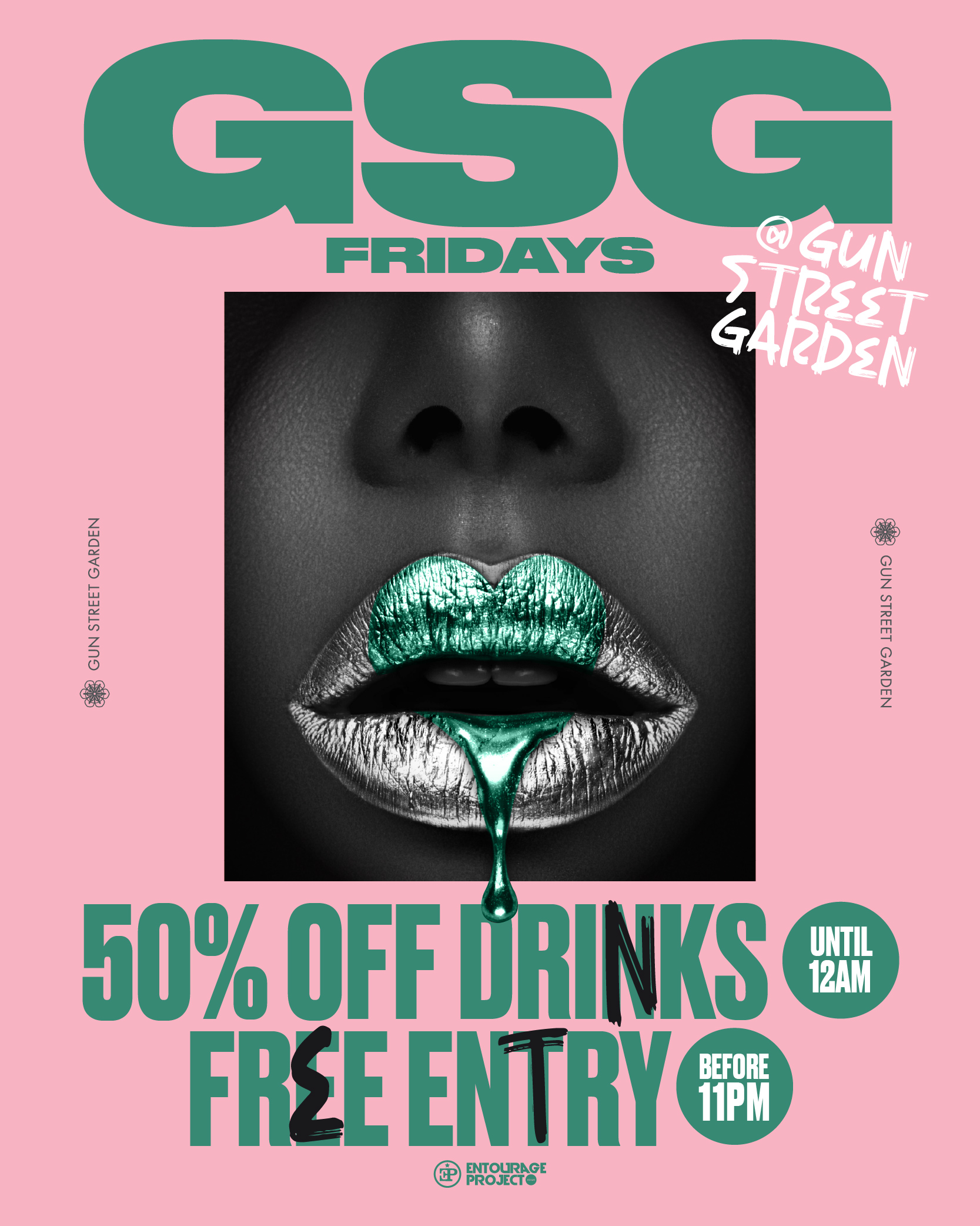 GSG FRIDAYS: FREE ENTRY UNTIL 11PM + 50% OFF DRINKS UNTIL MIDNIGHT🕺