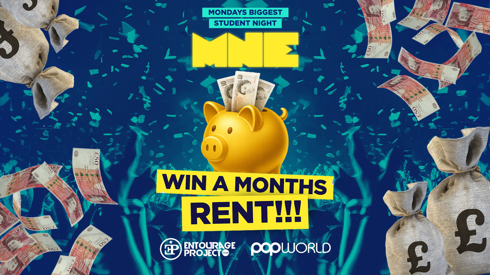 MNE – WIN A MONTH’S RENT💰🤑