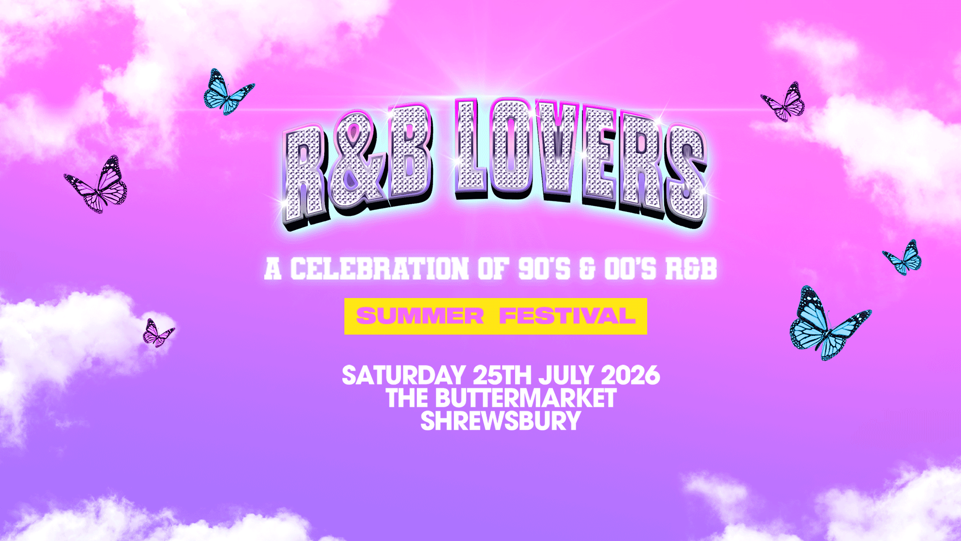 R&B Lovers – Saturday 25th July – The Buttermarket [TICKETS SELLING FAST!]