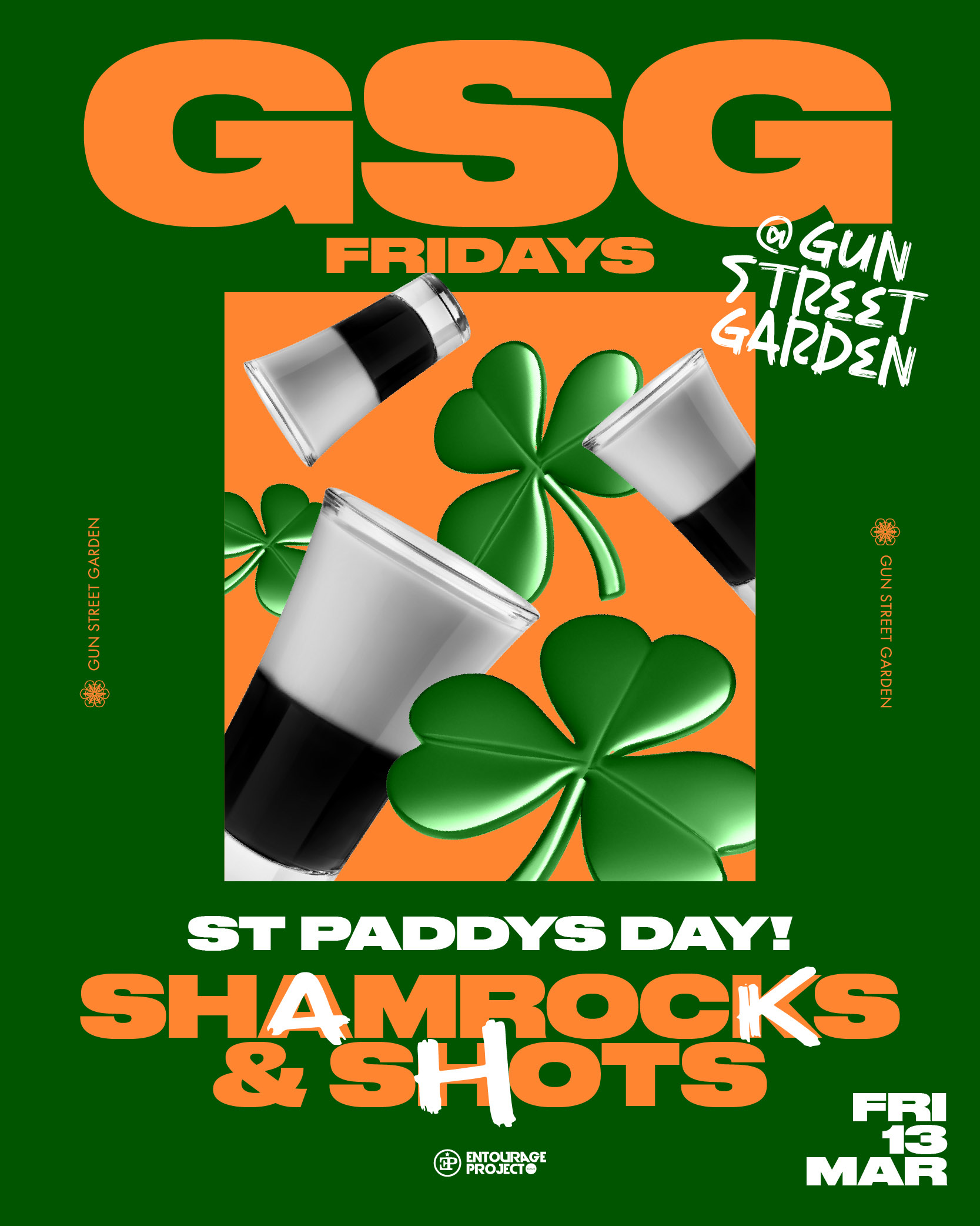 GSG FRIDAYS: SHAMROCK & SHOTS☘️