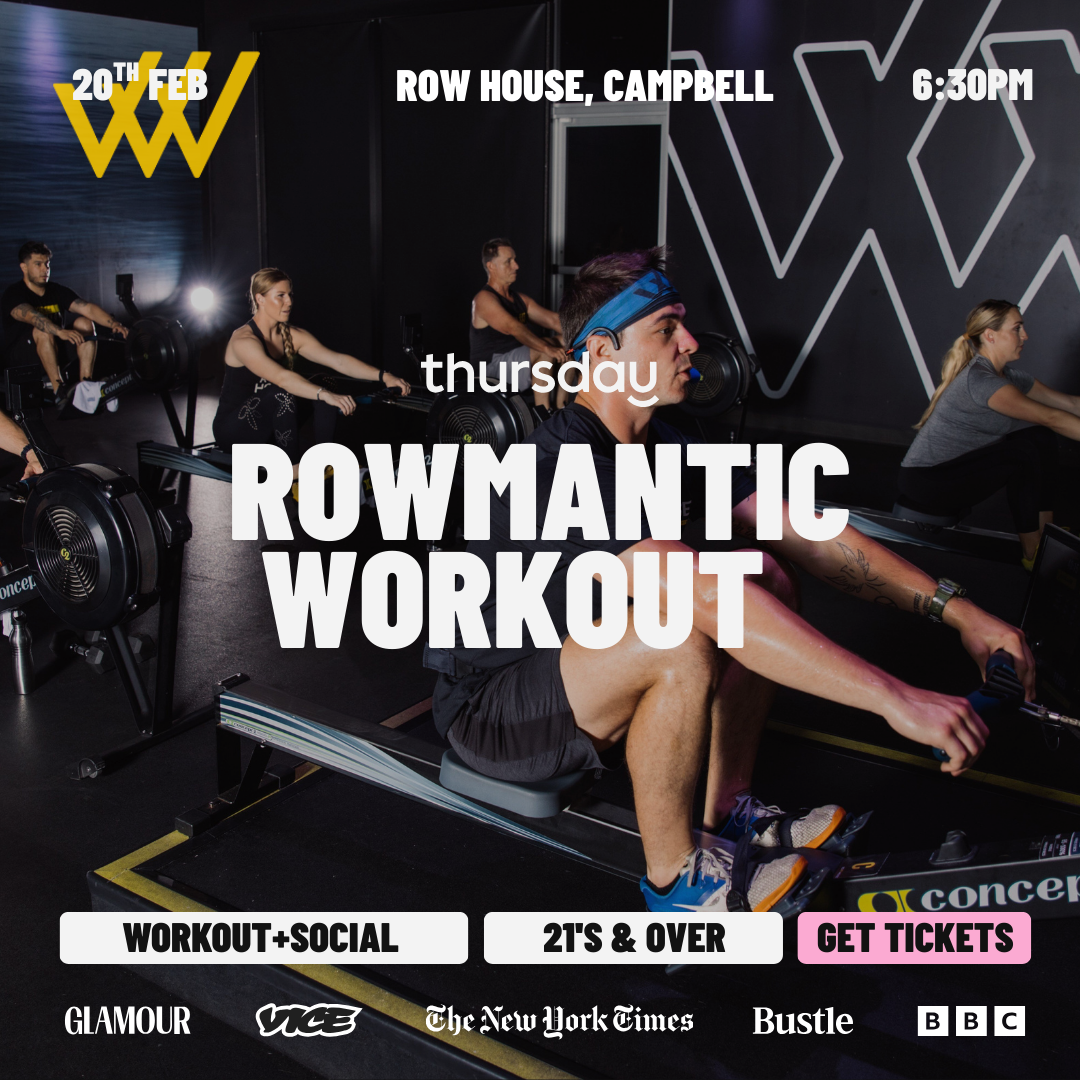 FRIDAY | ROWmantic Workout (21+) | Campbell