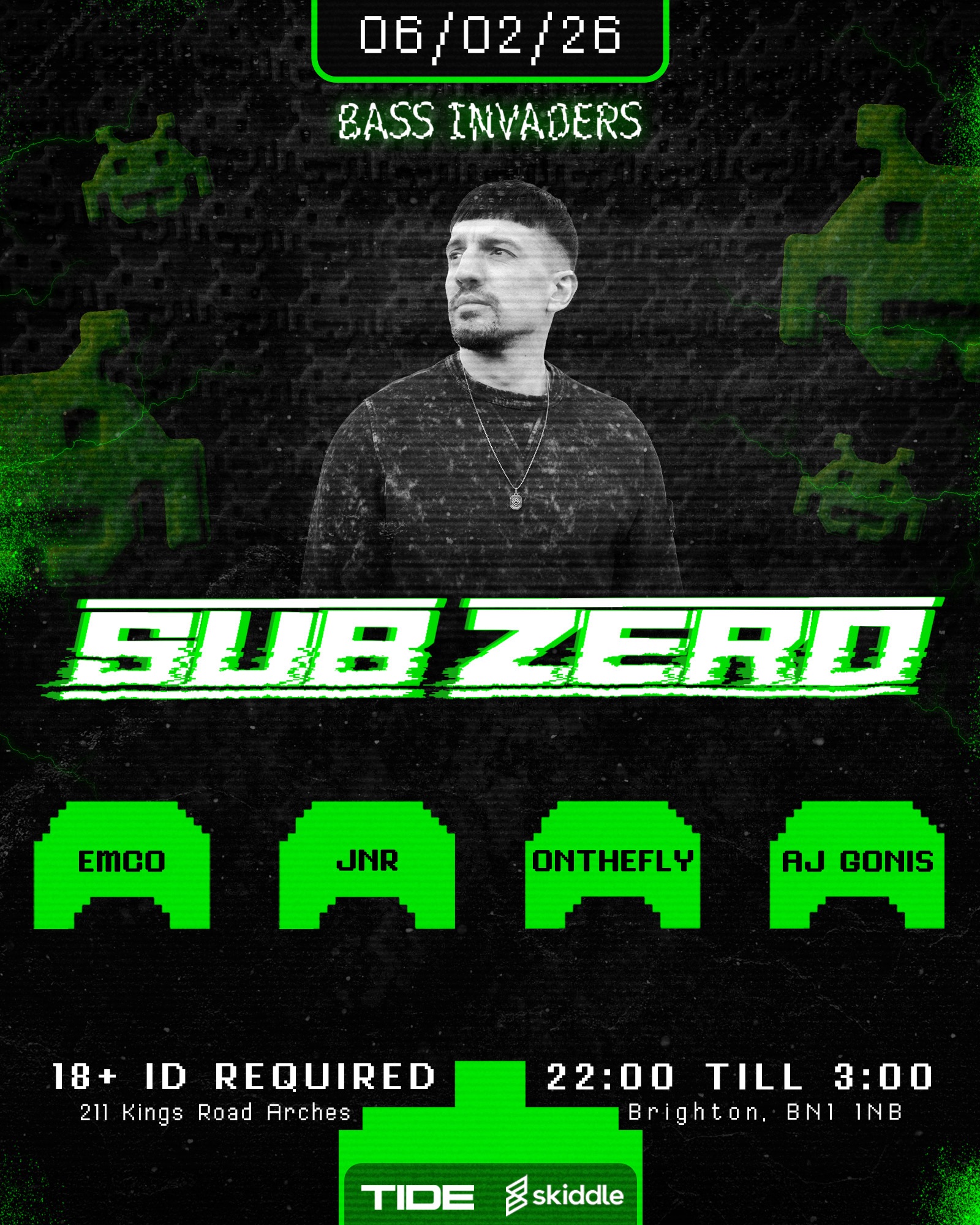Bass Invaders Presents: SUBZERO