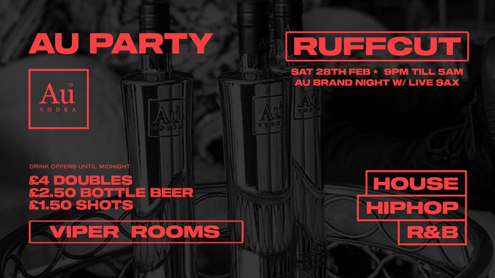RUFFCUT – Welcome To The Weekend – Bound Events