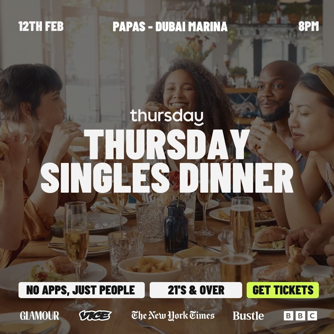 THURSDAY | DINNER PARTY | PAPAS | DUBAI MARINA