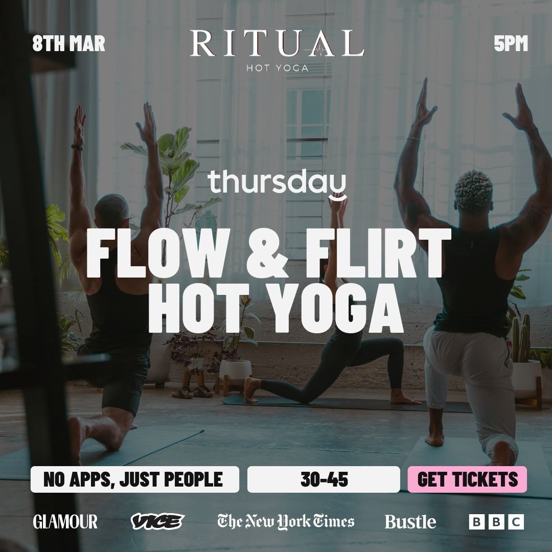 SUNDAY | FLOW & FLIRT HOT YOGA (30-45) | RITUAL HOT YOGA