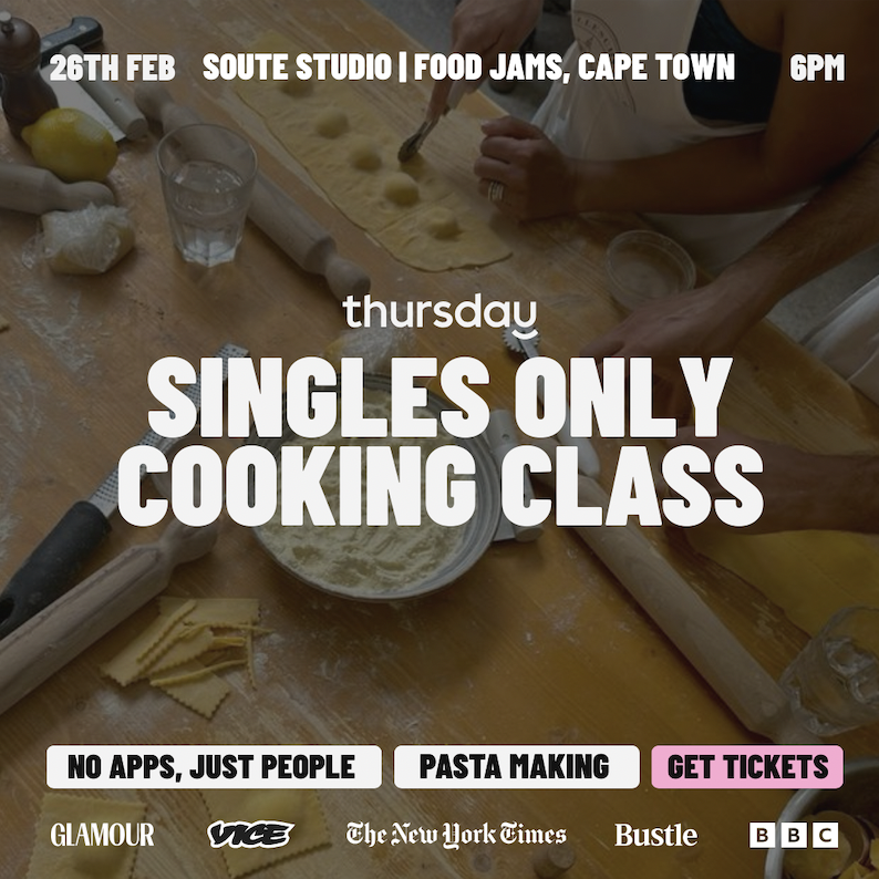 Thursday | Cooking Class | Cape Town