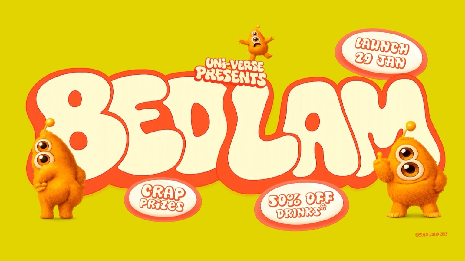 UNI-VERSE PRESENTS: BEDLAM – Thursday 12th Feb 2026