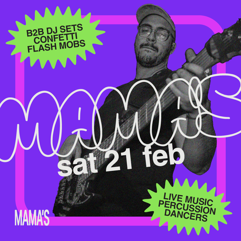 MAMA ROUX’S SATURDAYS – FREE DRINK WITH TICKET*
