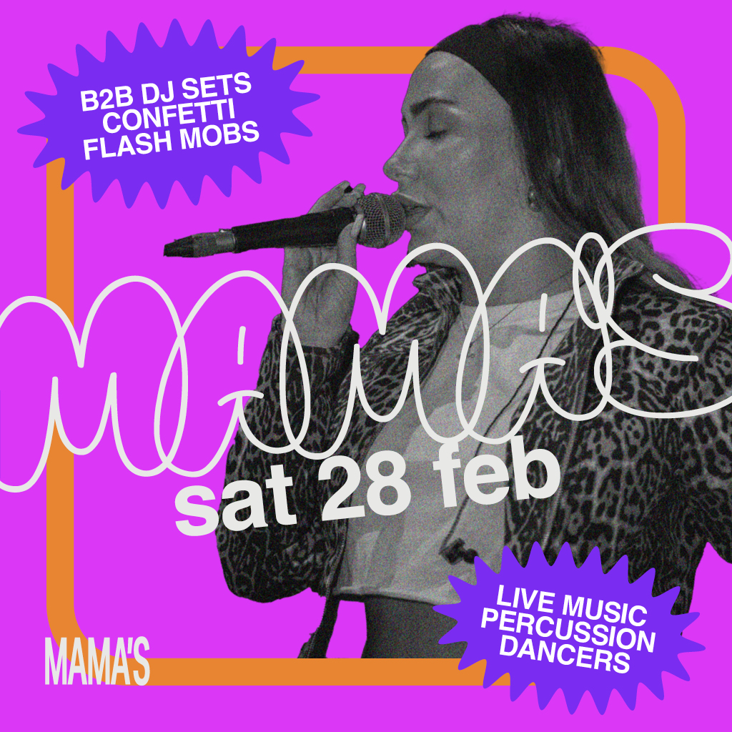 MAMA ROUX’S SATURDAYS – FREE DRINK WITH TICKET*