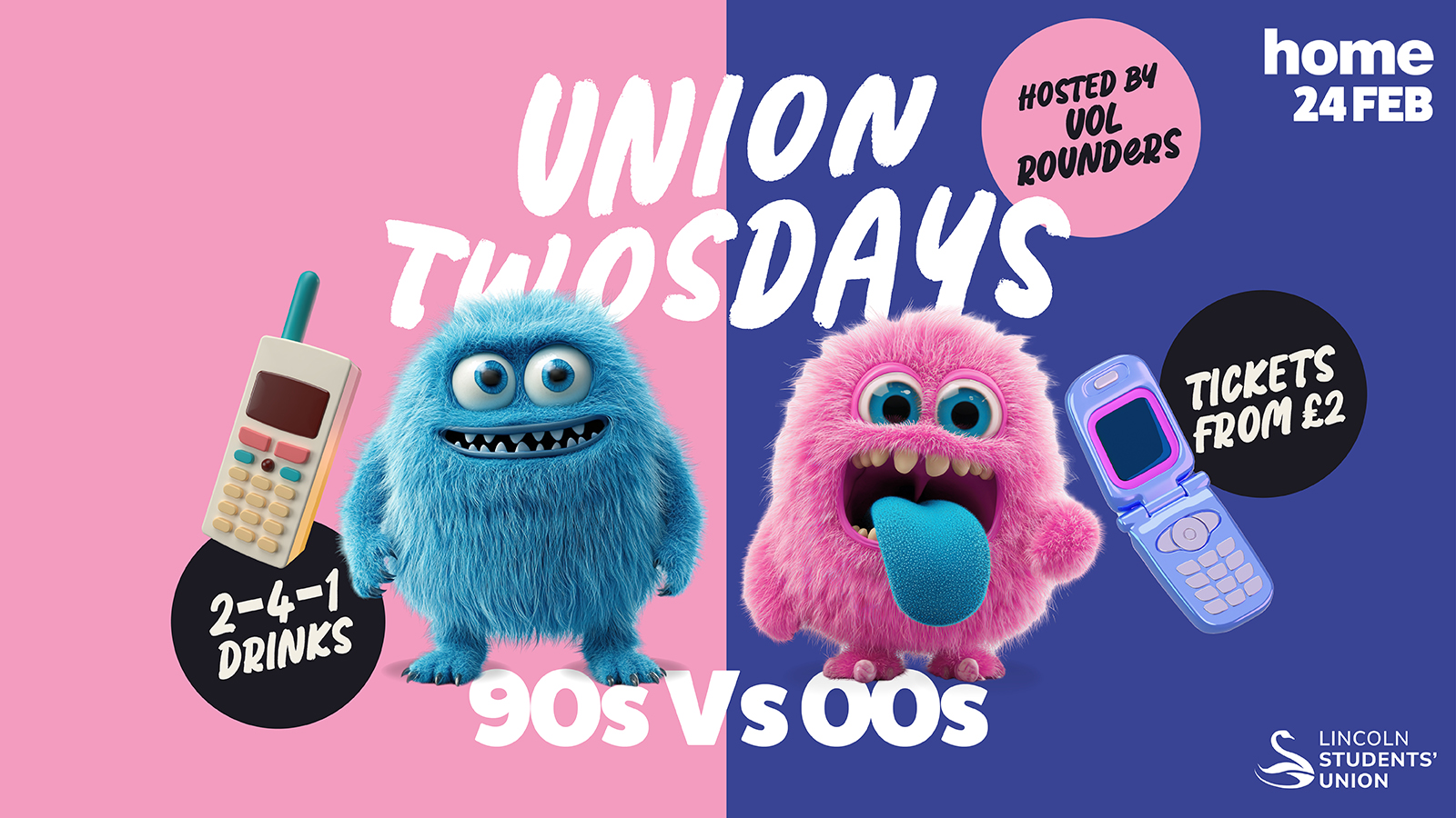 Union Twosdays Presents: 90s Vs 00s 💿