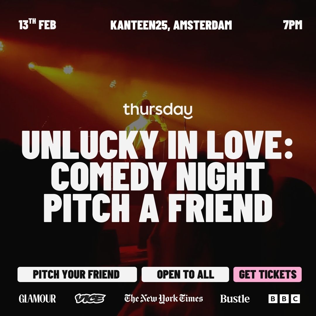 Friday | Unlucky in Love:  Friday the 13th Comedy Night – Pitch a Friend Edition