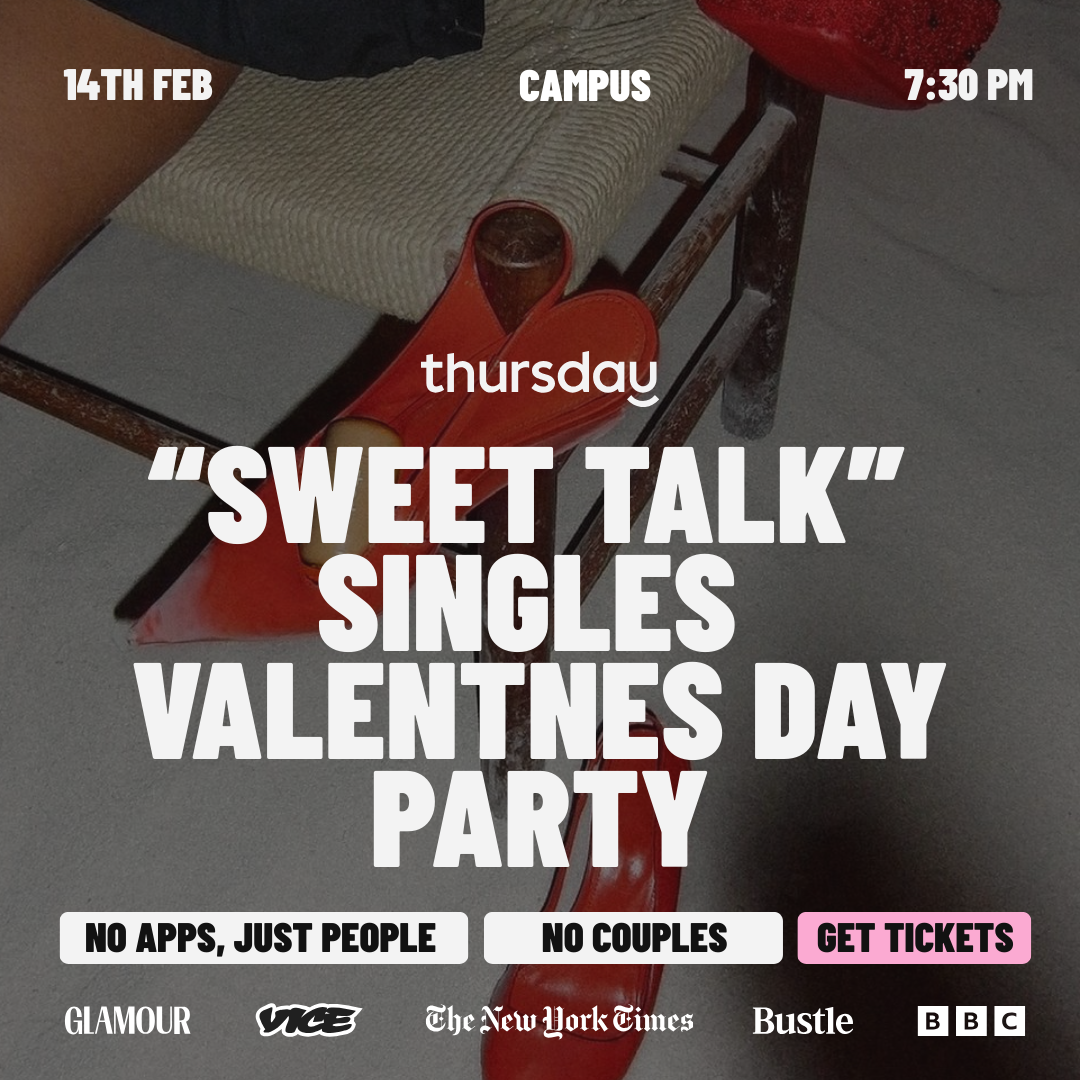 Thursday | Campus (SINGLES VALENTINE’S PARTY) | San Francisco