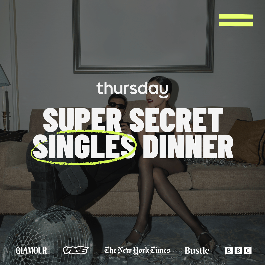 CANCELLED | Wednesday | Super Secret Singles Dinner (30-40) | Hidden Location | Coventry