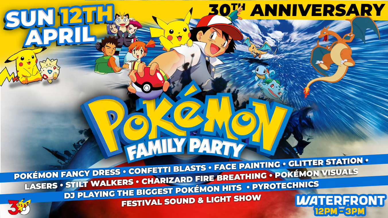 Pokemon 30th Anniversary Family Party – Hull