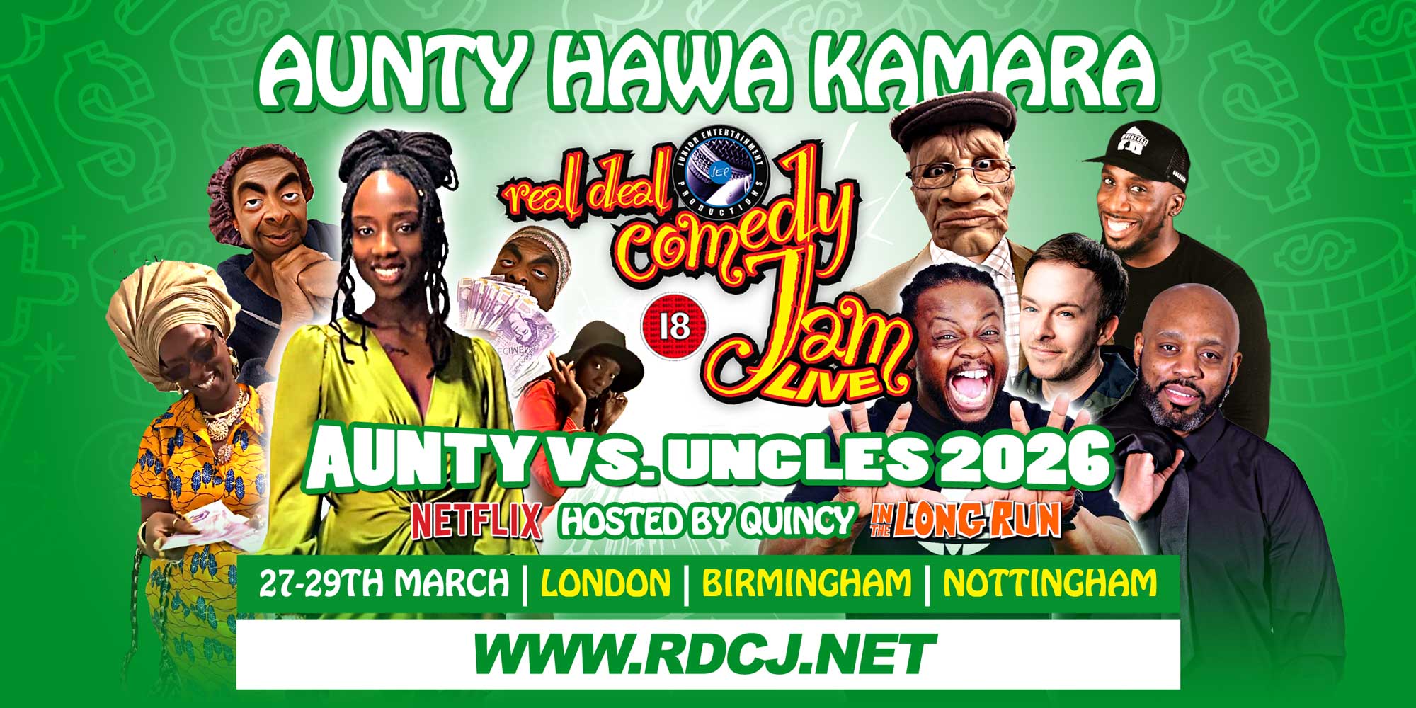 LONDON REAL DEAL COMEDY JAM Aunties vs Uncles special