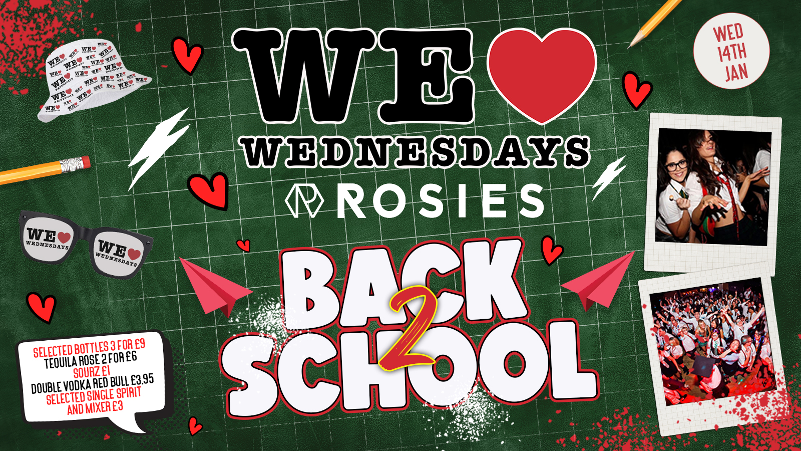 WE LOVE ❤️ WEDNESDAYS – BACK 2 SCHOOL 🎓🎉 – Chester’s BIGGEST Student Night