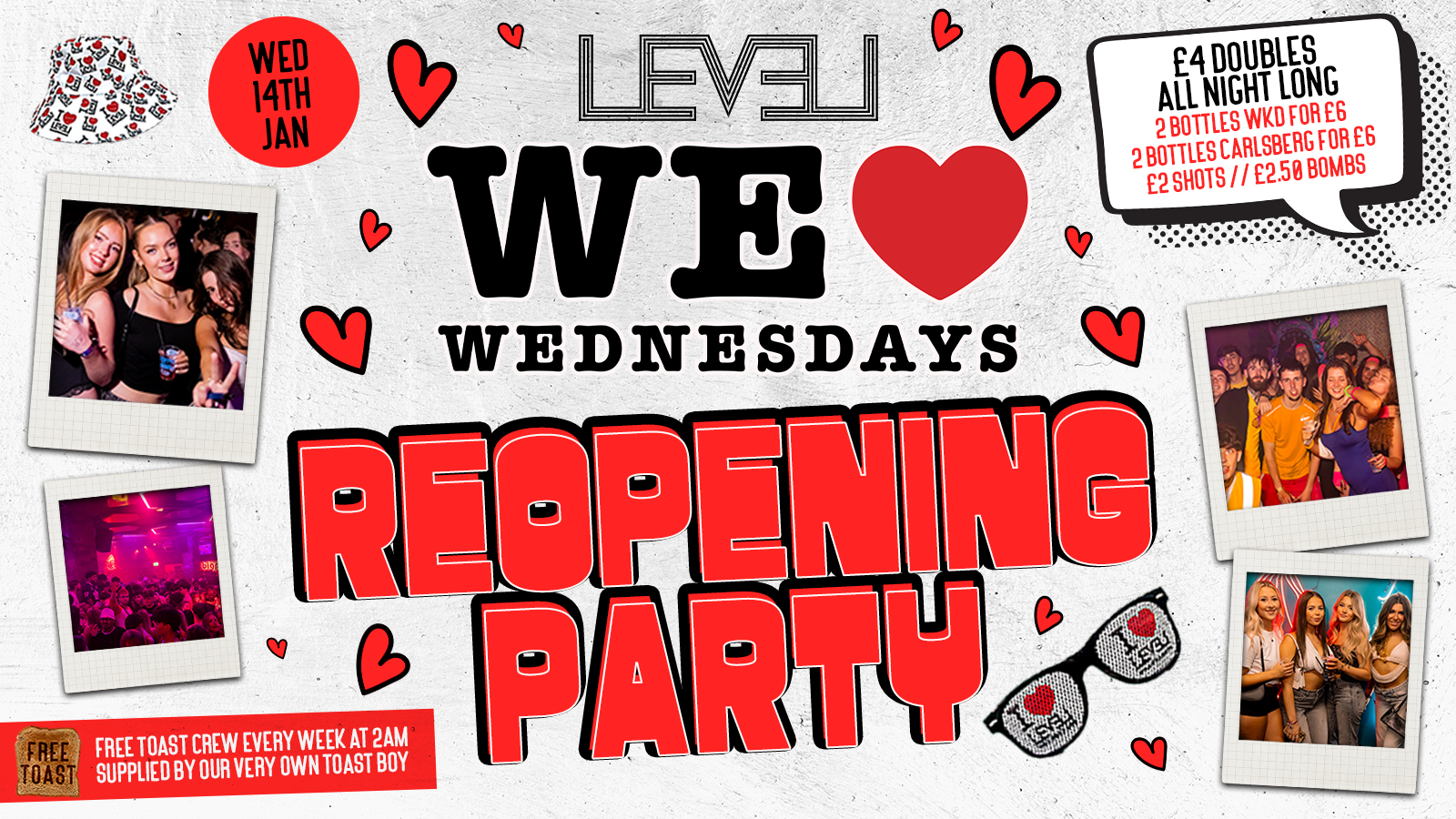 WE LOVE ❤️ WEDNESDAYS REOPENING PARTY : LIVERPOOL’S LEGENDARY WEDNESDAY NIGHT