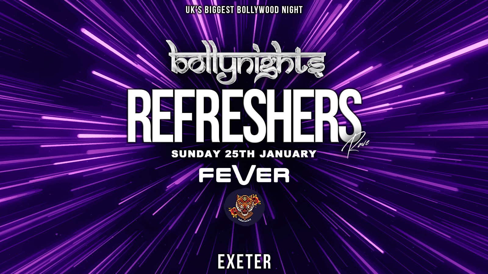 Bollynights Exeter – Refreshers | Sunday 25th January | Fever Nightclub