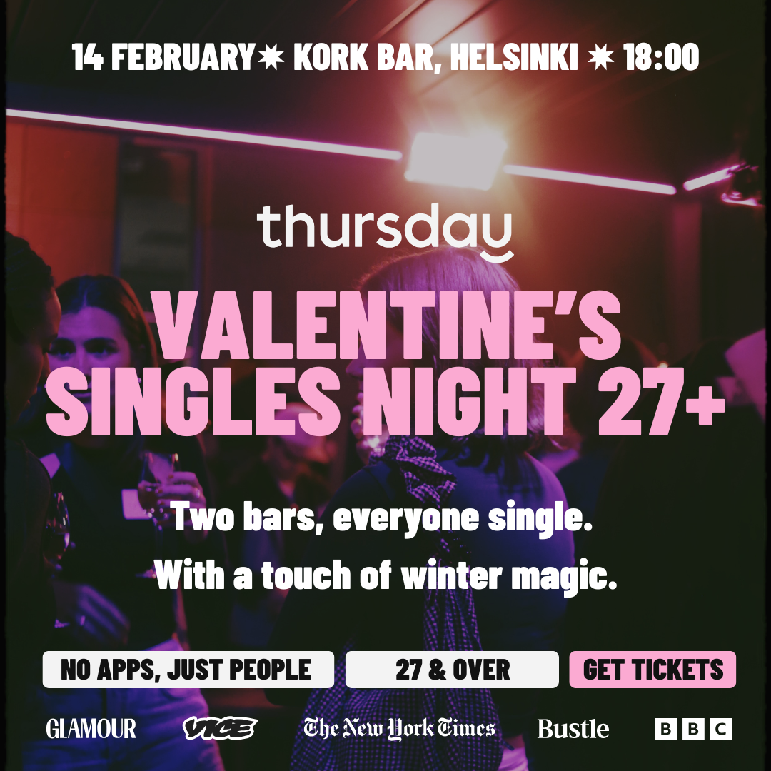 Valentine’s Day | Singles Winter Magic Party | Kork Bar (27+) | Helsinki