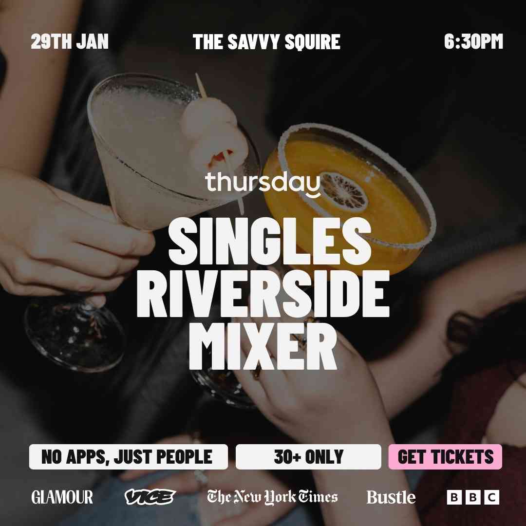 Thursday | Singles Riverside Mixer @ The Savvy Squire (30+) | Mooloolaba