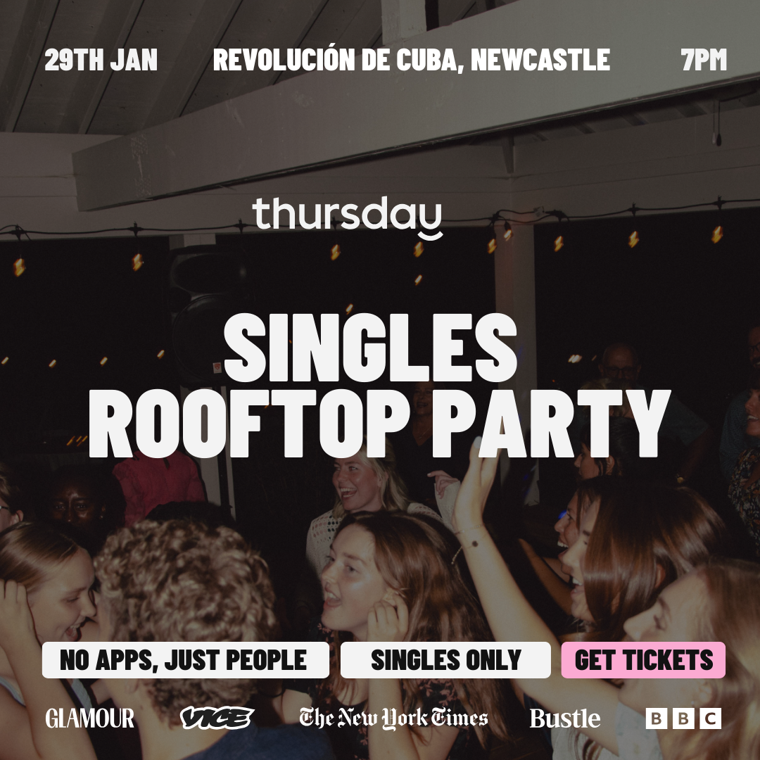 Thursday | Singles Rooftop Party | Newcastle