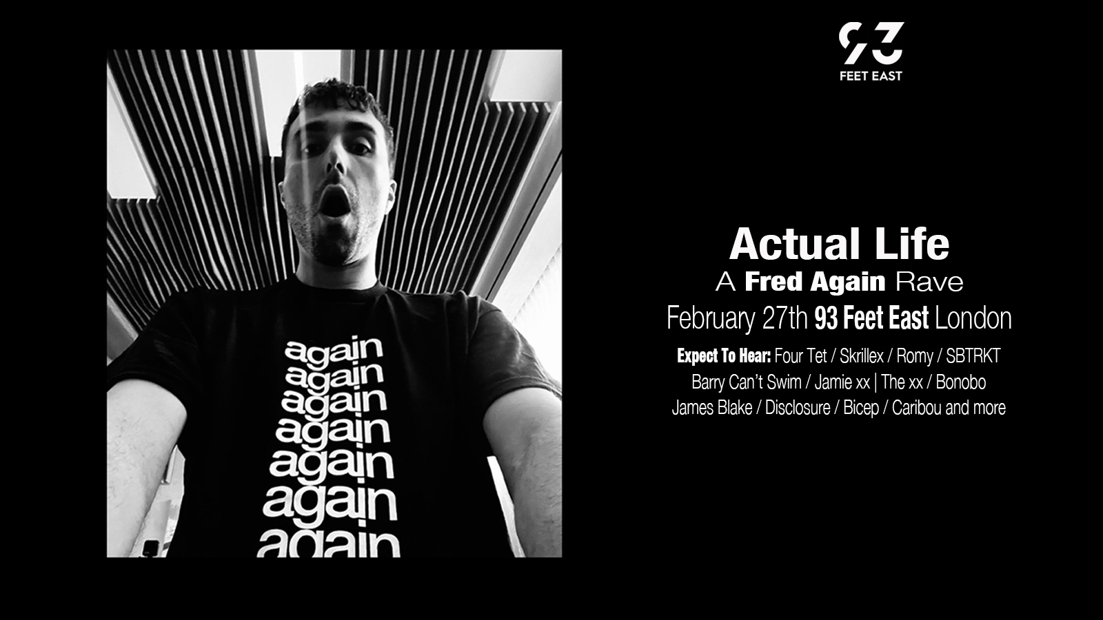 Actual Life: a Fred Again Tribute Rave (London)