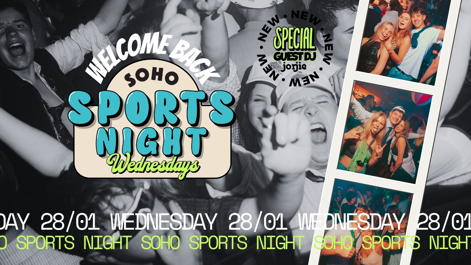 Your Official Soho Sports Night | Wednesday 28th January | Soho Rooms Newcastle