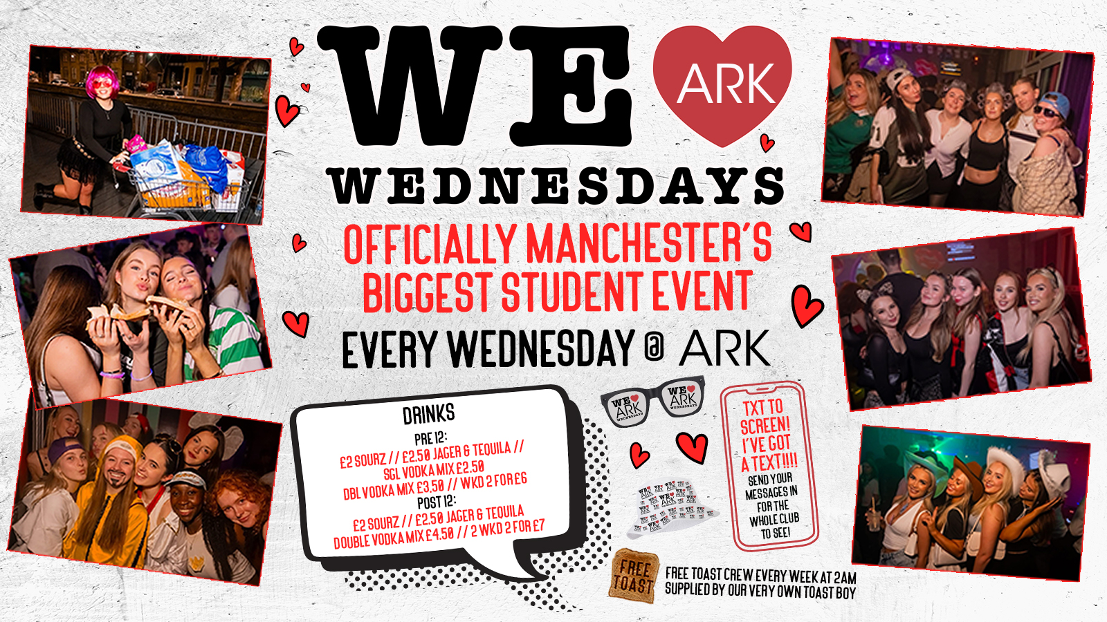 WE LOVE WEDNESDAYS – Manchester’s Biggest Student Night