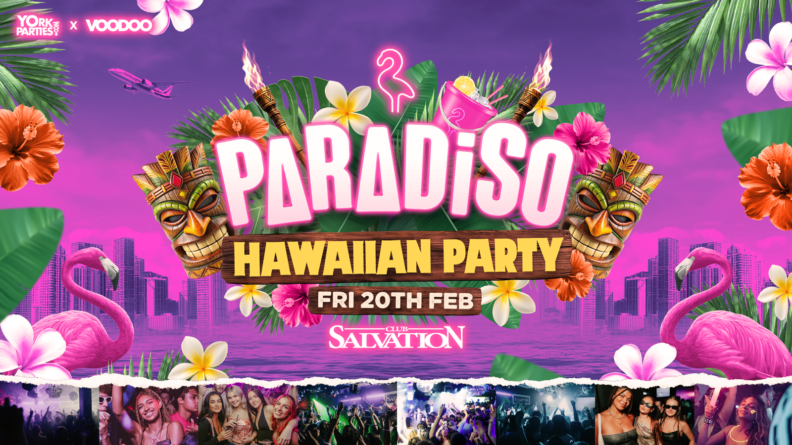 PARADISO FRIDAYS Hawaiian Party 🥥🌴🌺🍍🌸🦩
