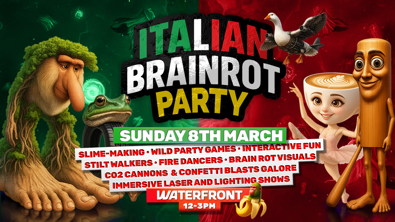Italian Brainrot Family Party – Waterfront Hull