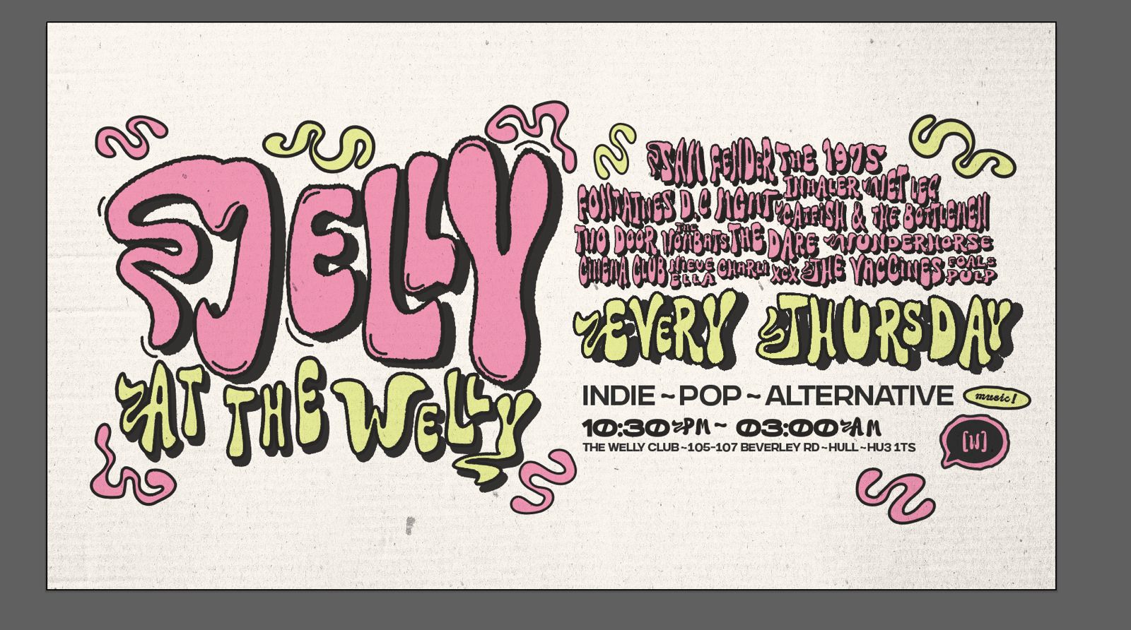 Jelly – The Weekly Indie Disco – 22.01.26