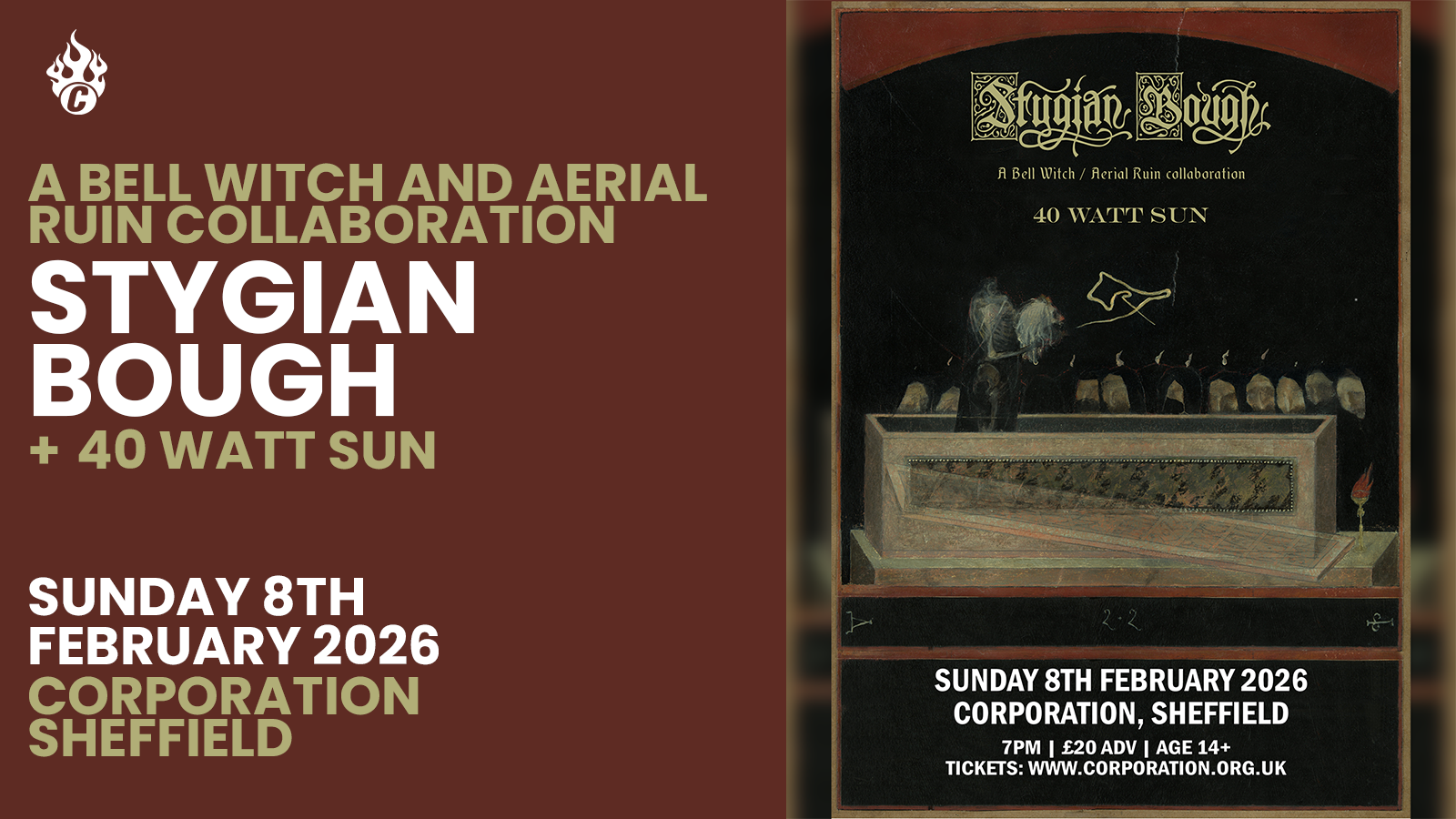 Stygian Bough – A Bell Witch and Aerial Ruin collaboration.