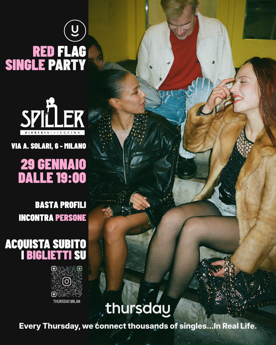 🚩 RED FLAG SINGLE PARTY | Thursday @ Spiller Solari 🚩