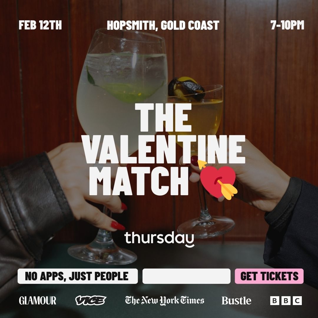 Thursday | The Valentines Match – AI Matchmaking  | Hopsmith, Gold Coast
