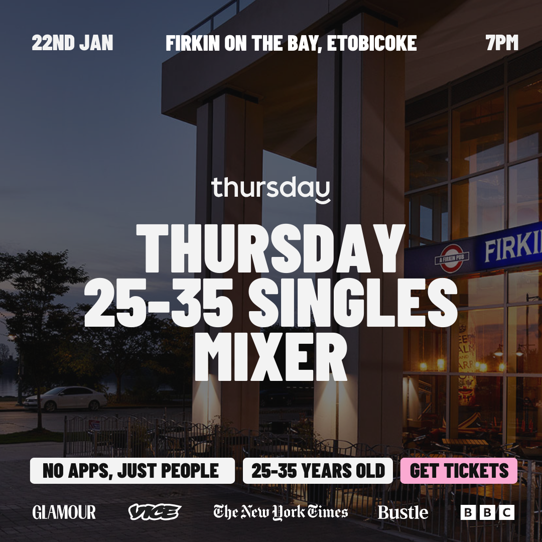 Thursday | 25-35 Singles Night at Firkin on the Bay | Etobicoke