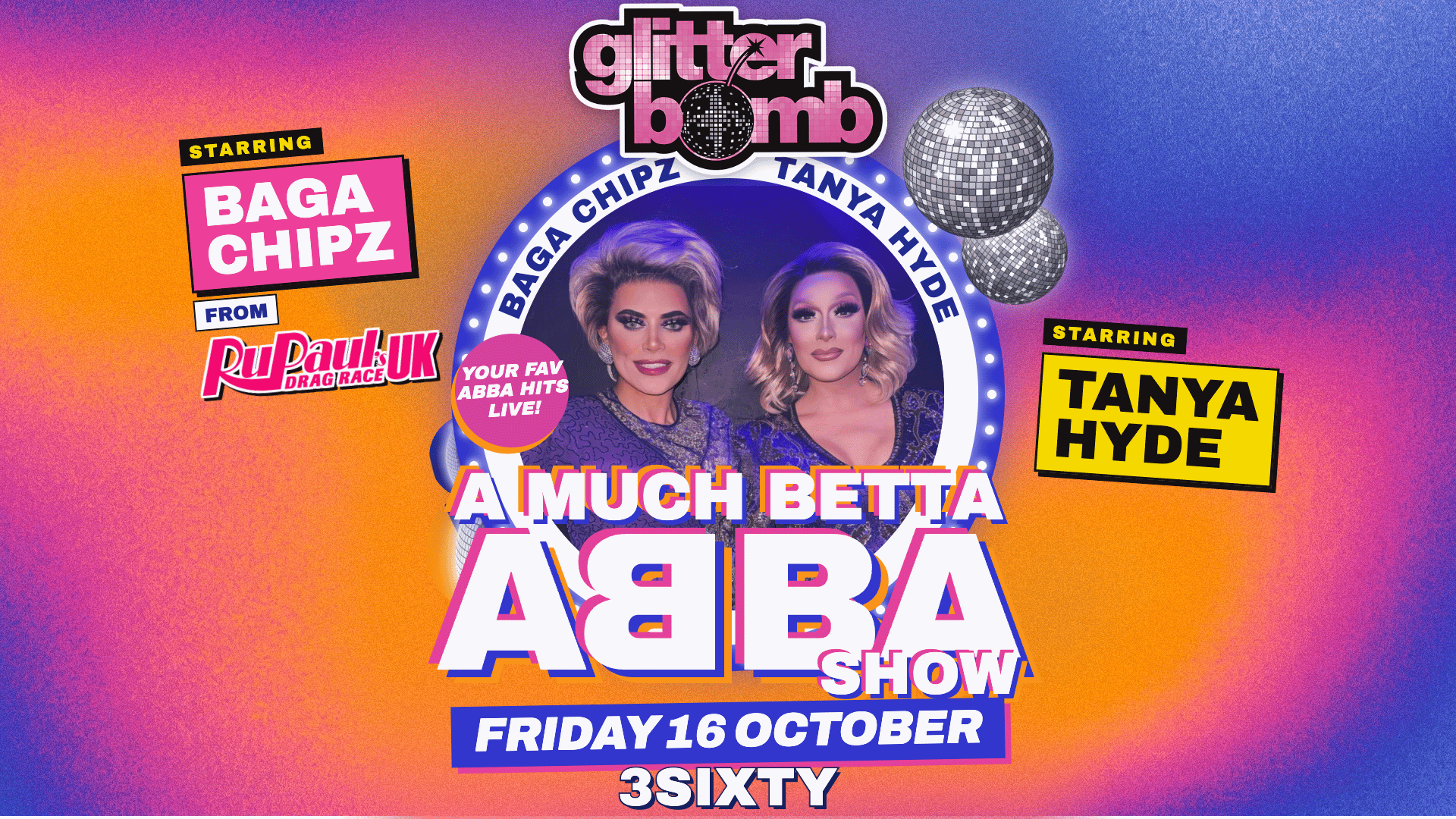 Glitterbomb Reading / Much Betta ABBA show!